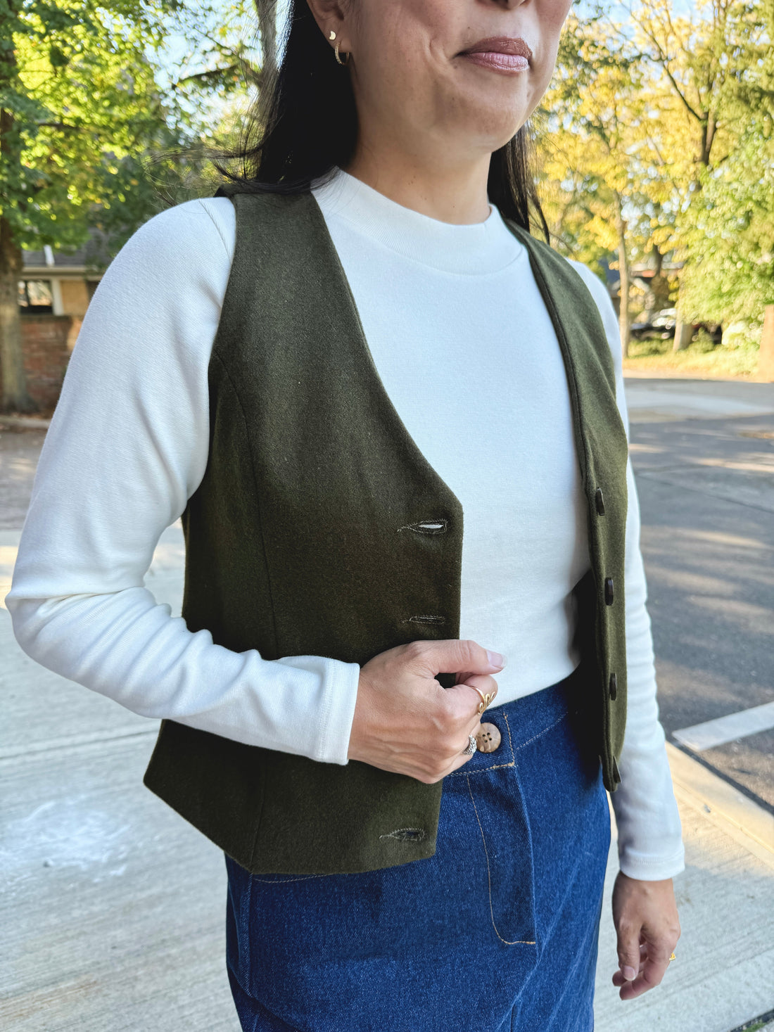Button-Front Vest