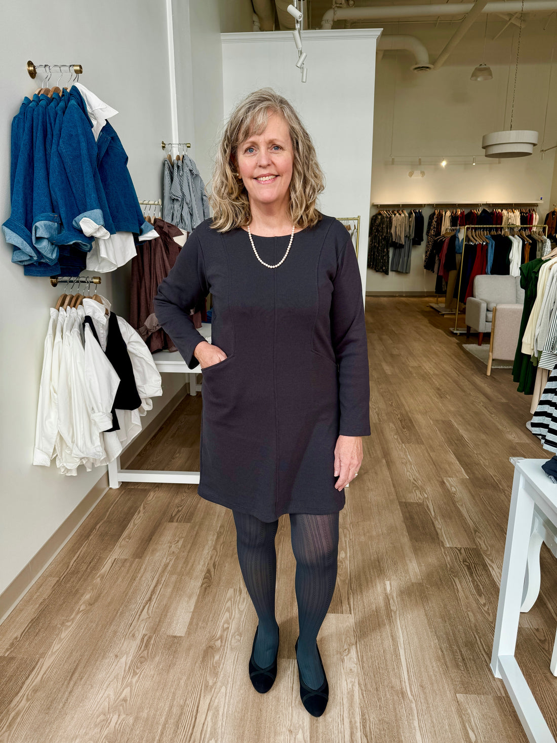 Arden Pocket Shift Dress