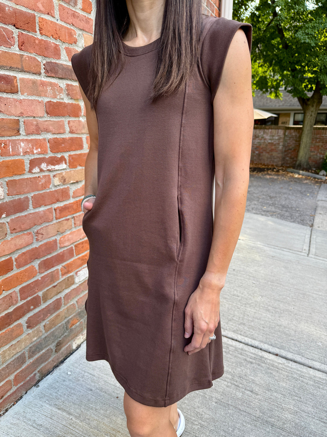 A-Line Knit Shift Dress