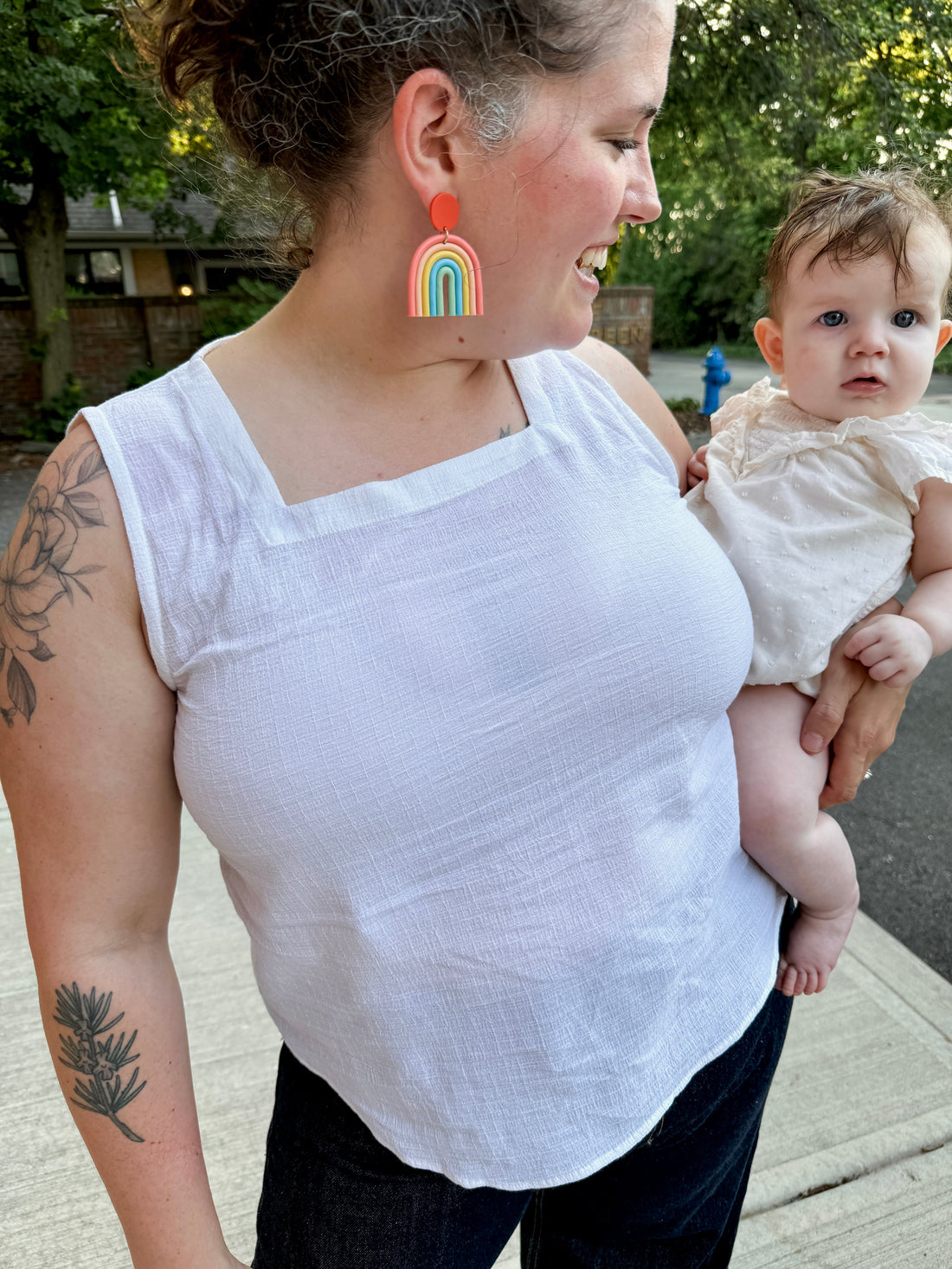 Sleeveless Square Neck Top