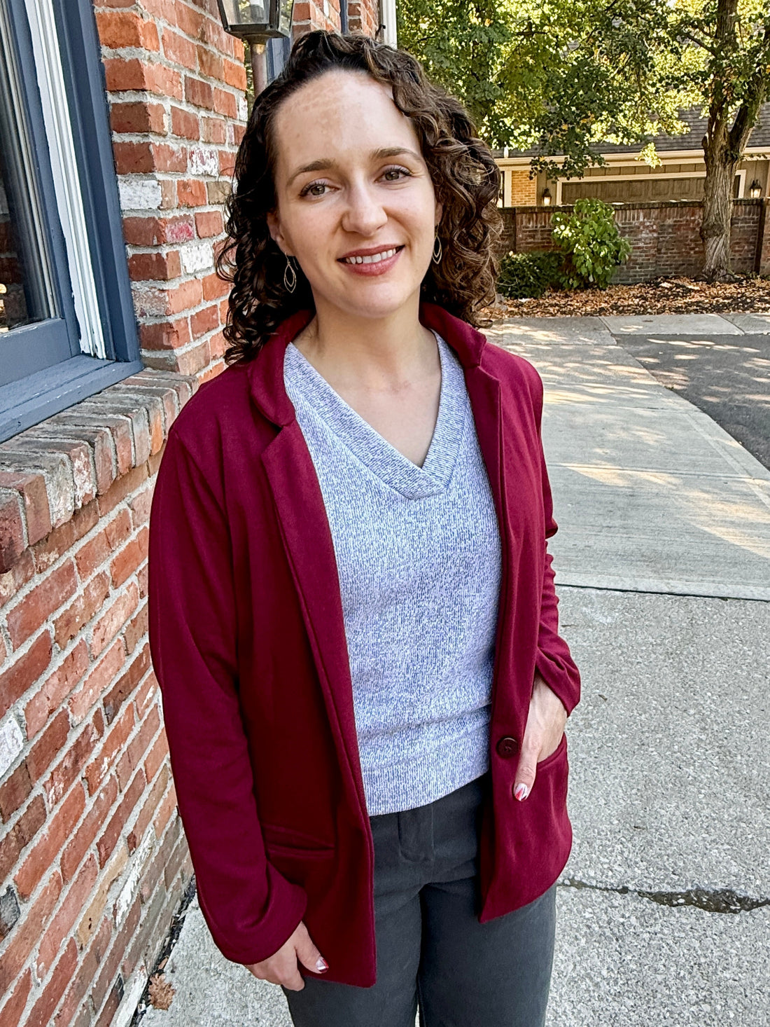 Fleece Vest black and white