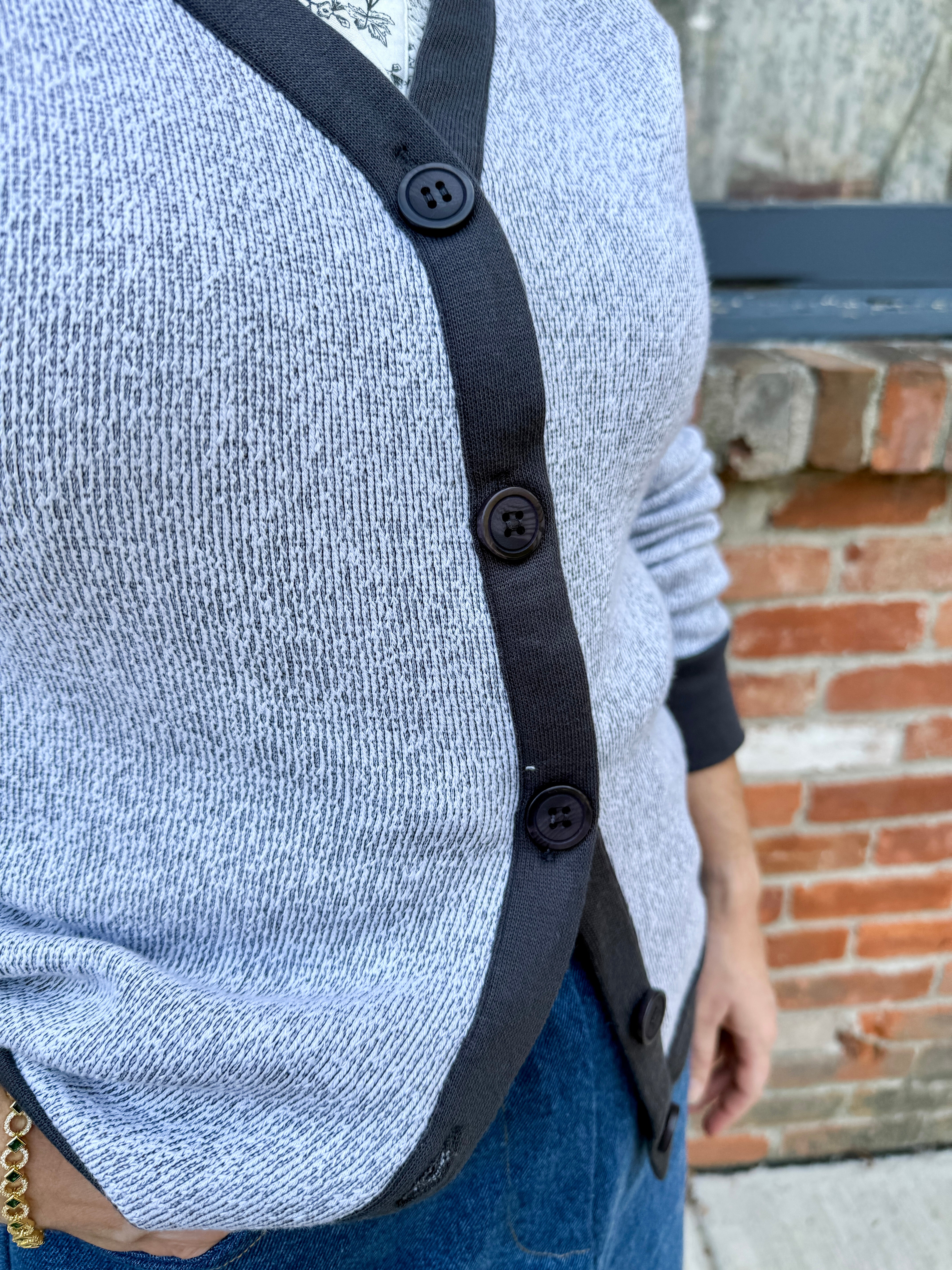 Button Front Cardigan