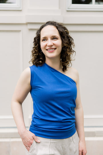 One Shoulder Knit Top