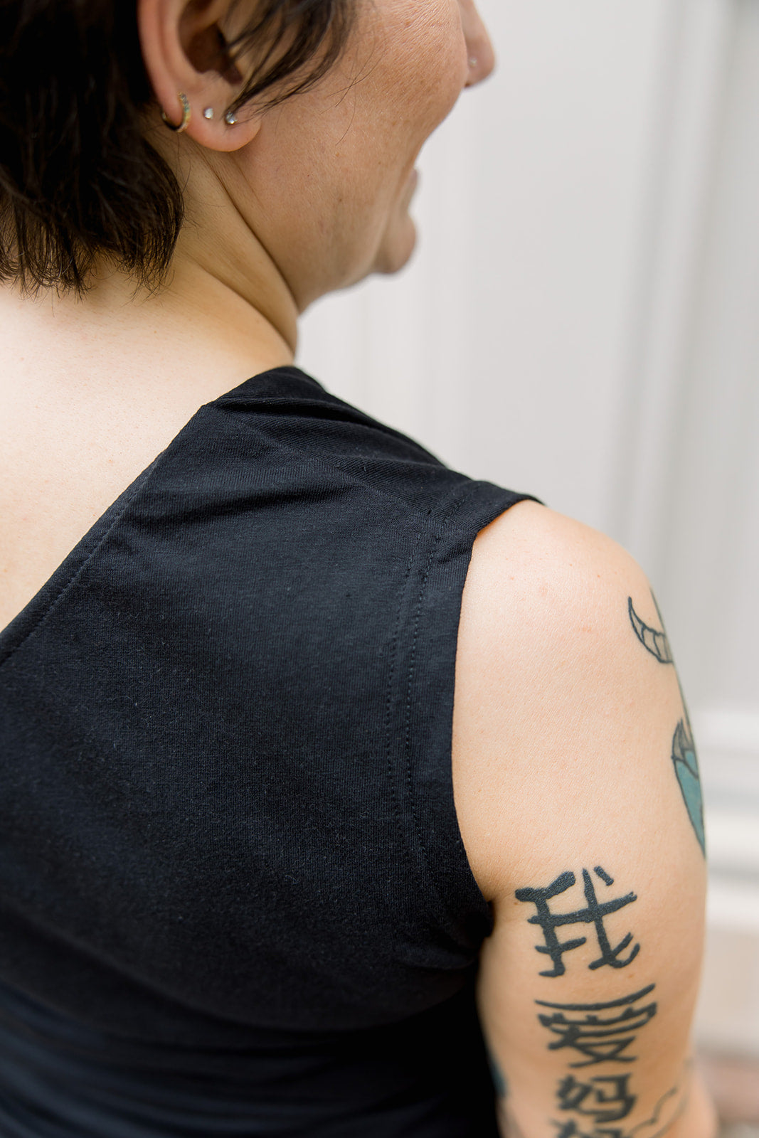 One Shoulder Knit Top