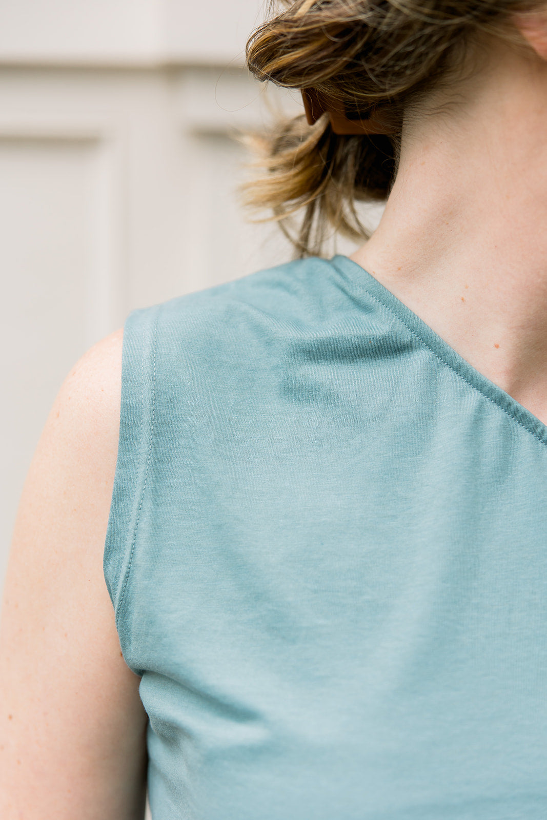 One Shoulder Knit Top