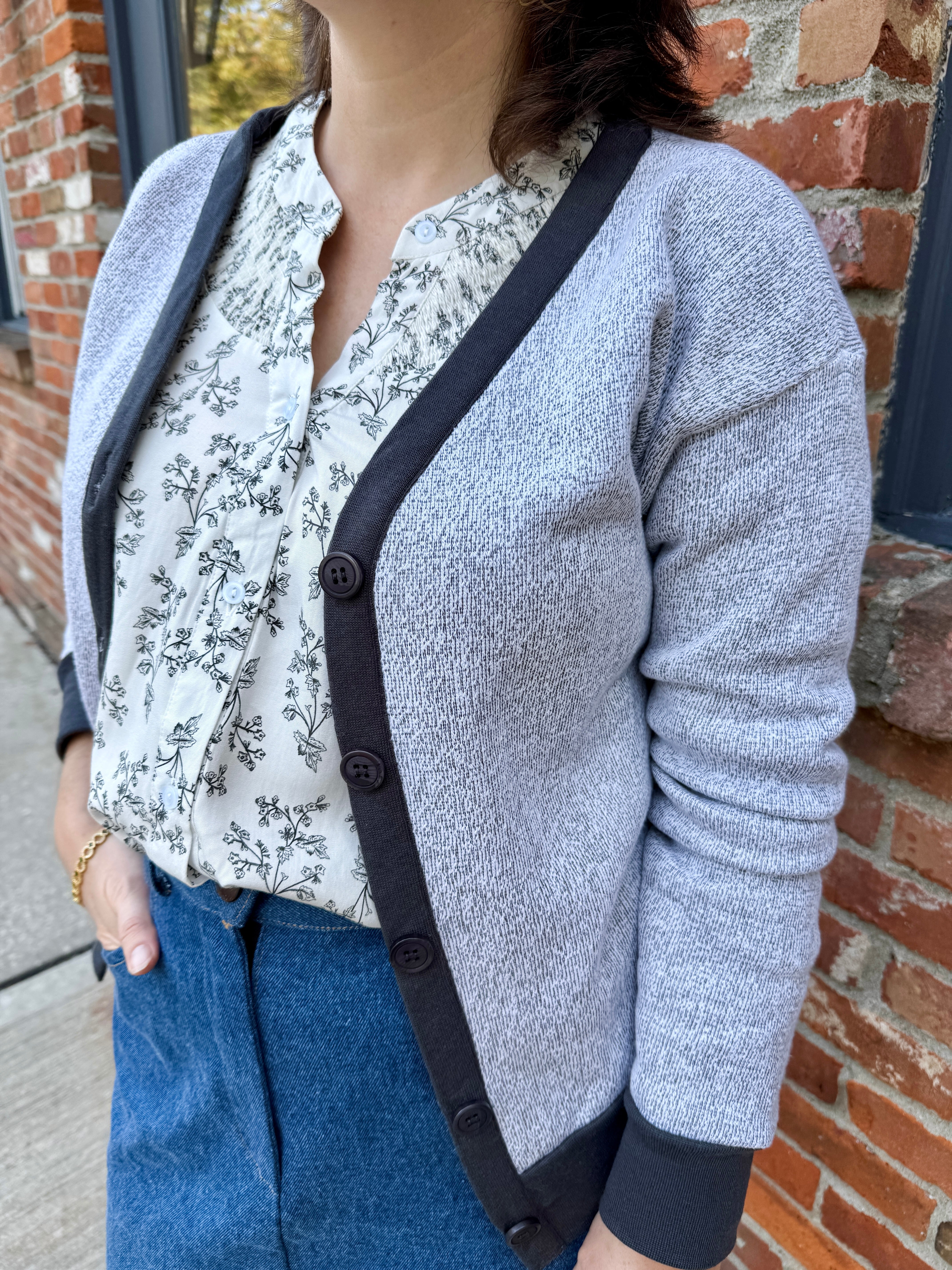 Button Front Cardigan