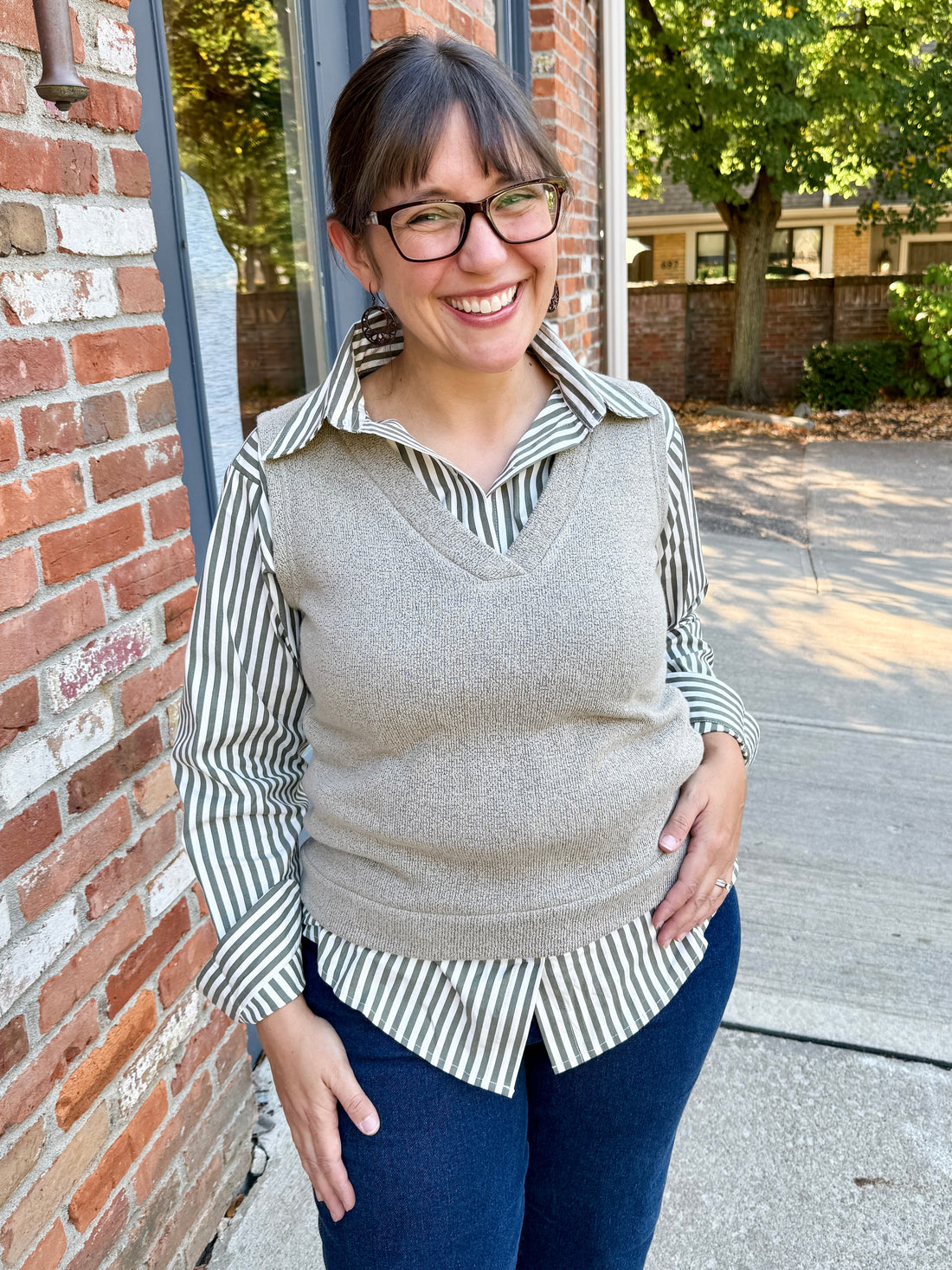 Fleece Vest - oatmeal