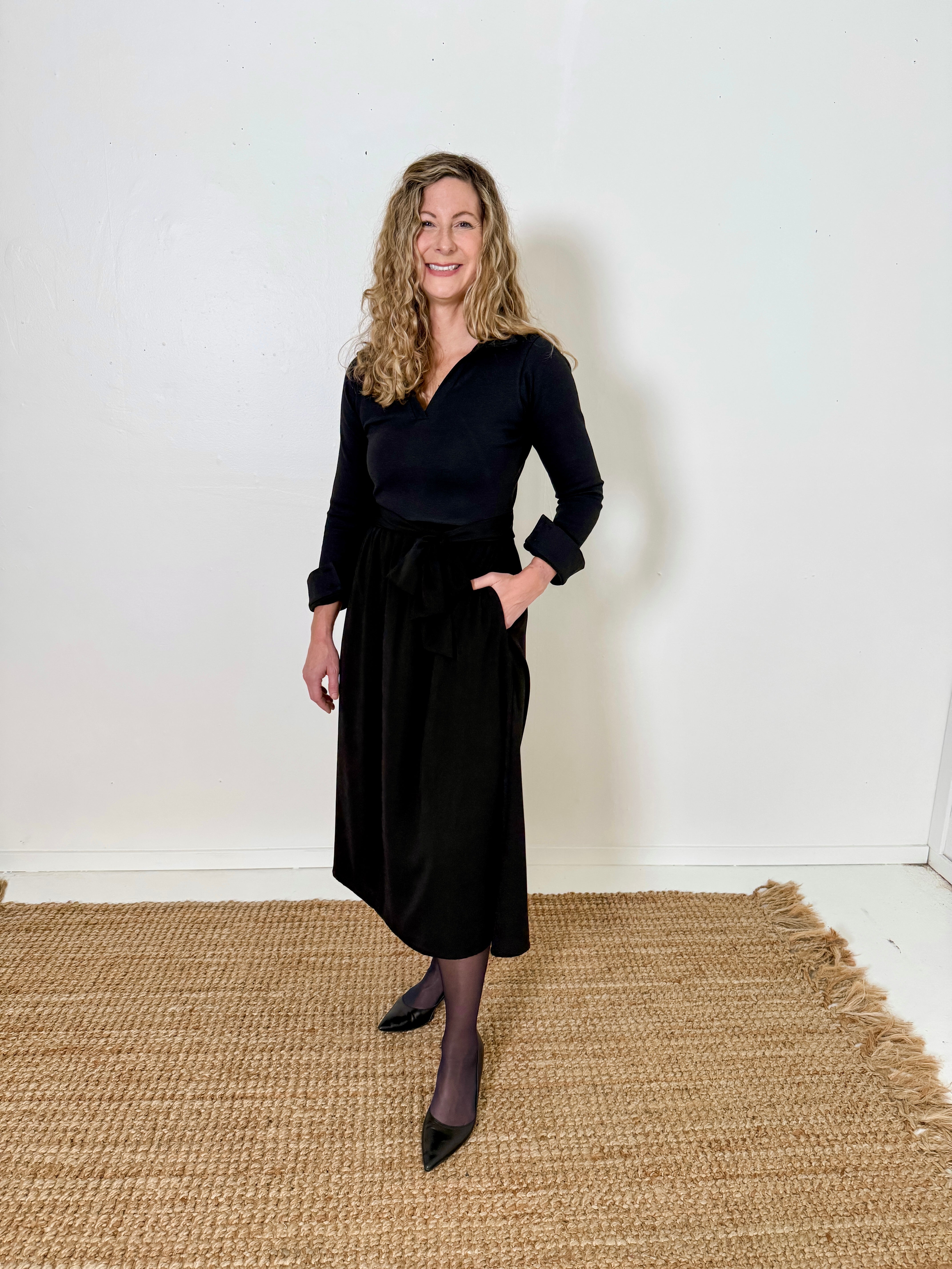 Stella Mixed Media Dress