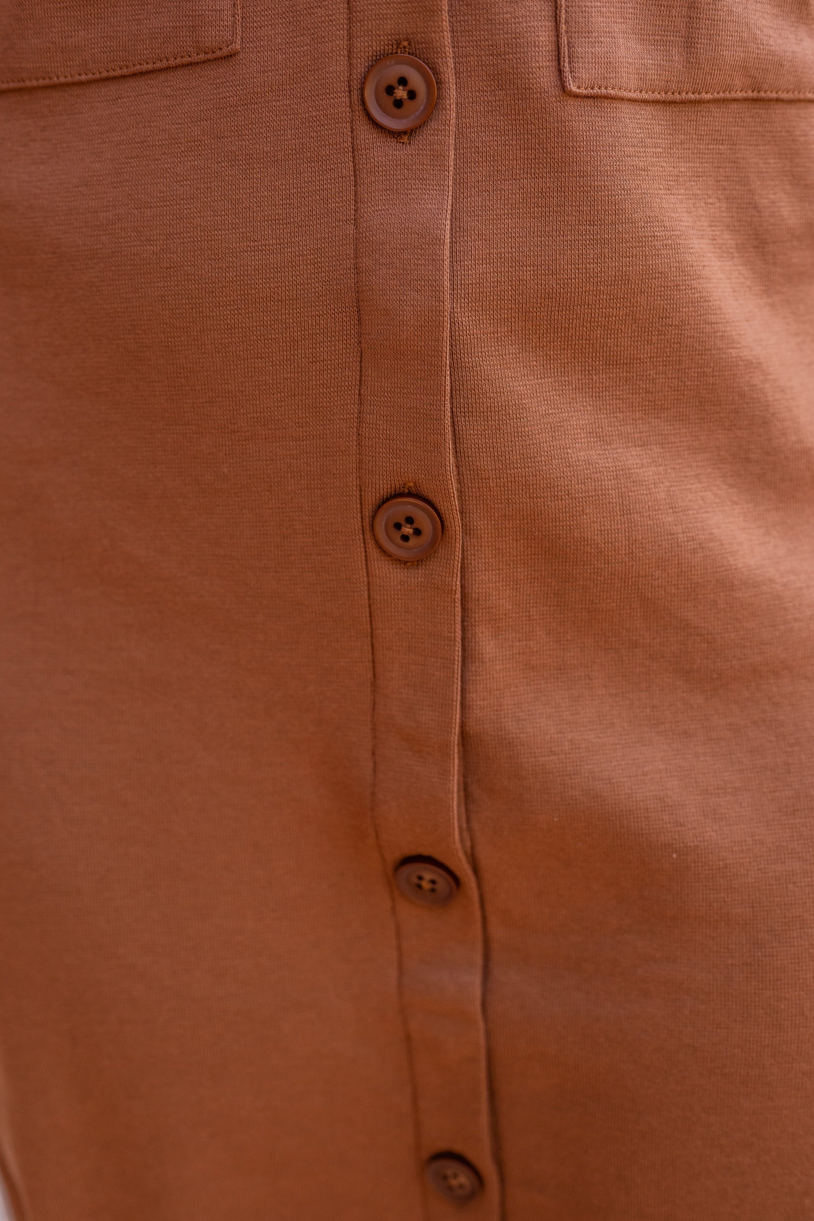 Annie Button-Front Dress