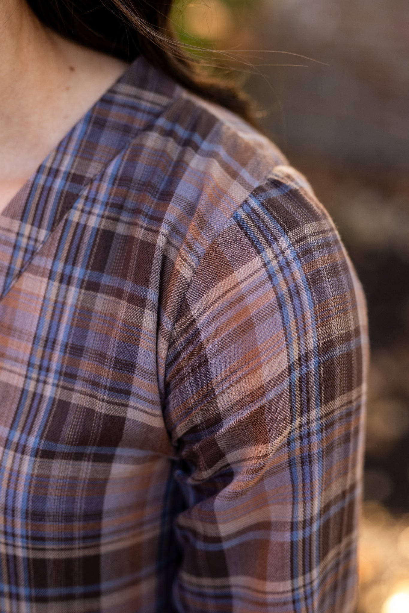 Button Front Tiered Dress