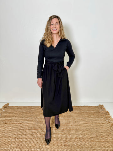 Stella Mixed Media Dress