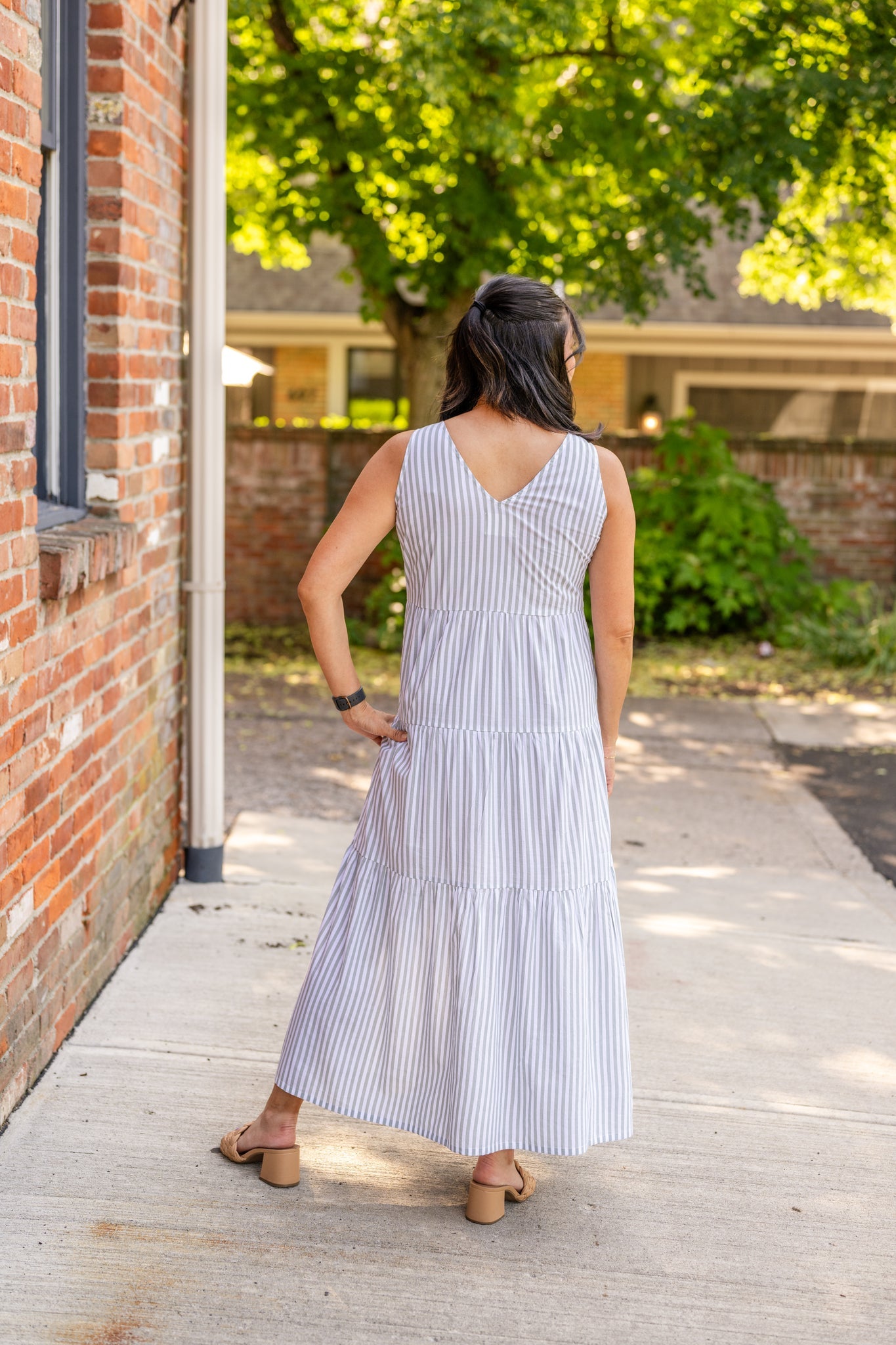 Meryl Sleeveless Tiered Maxi Dress
