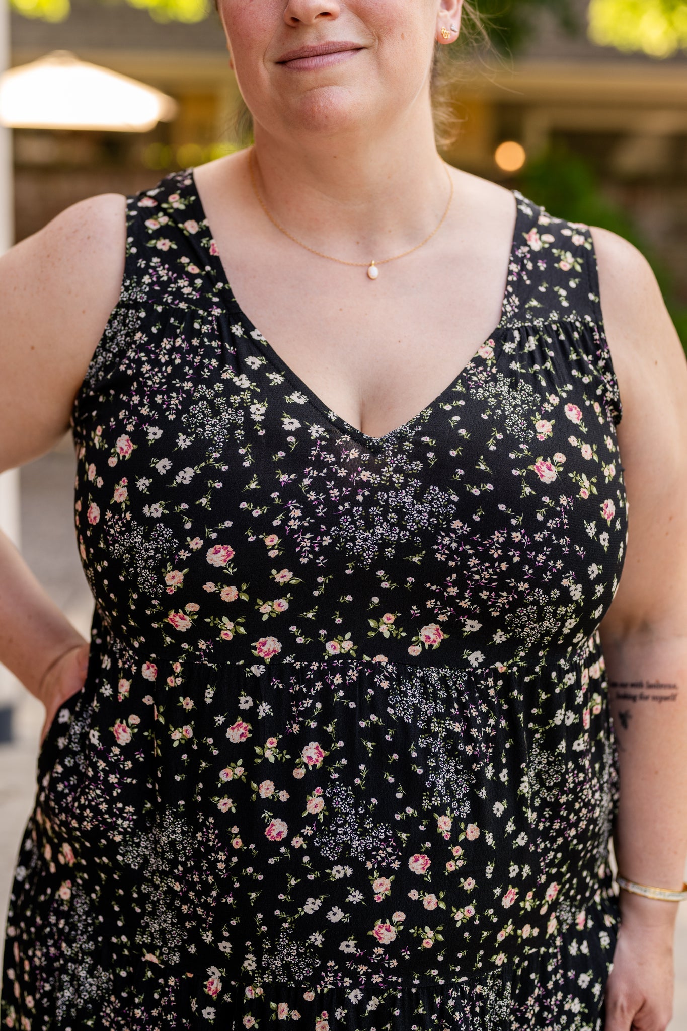 Meryl Sleeveless Tiered Maxi Dress