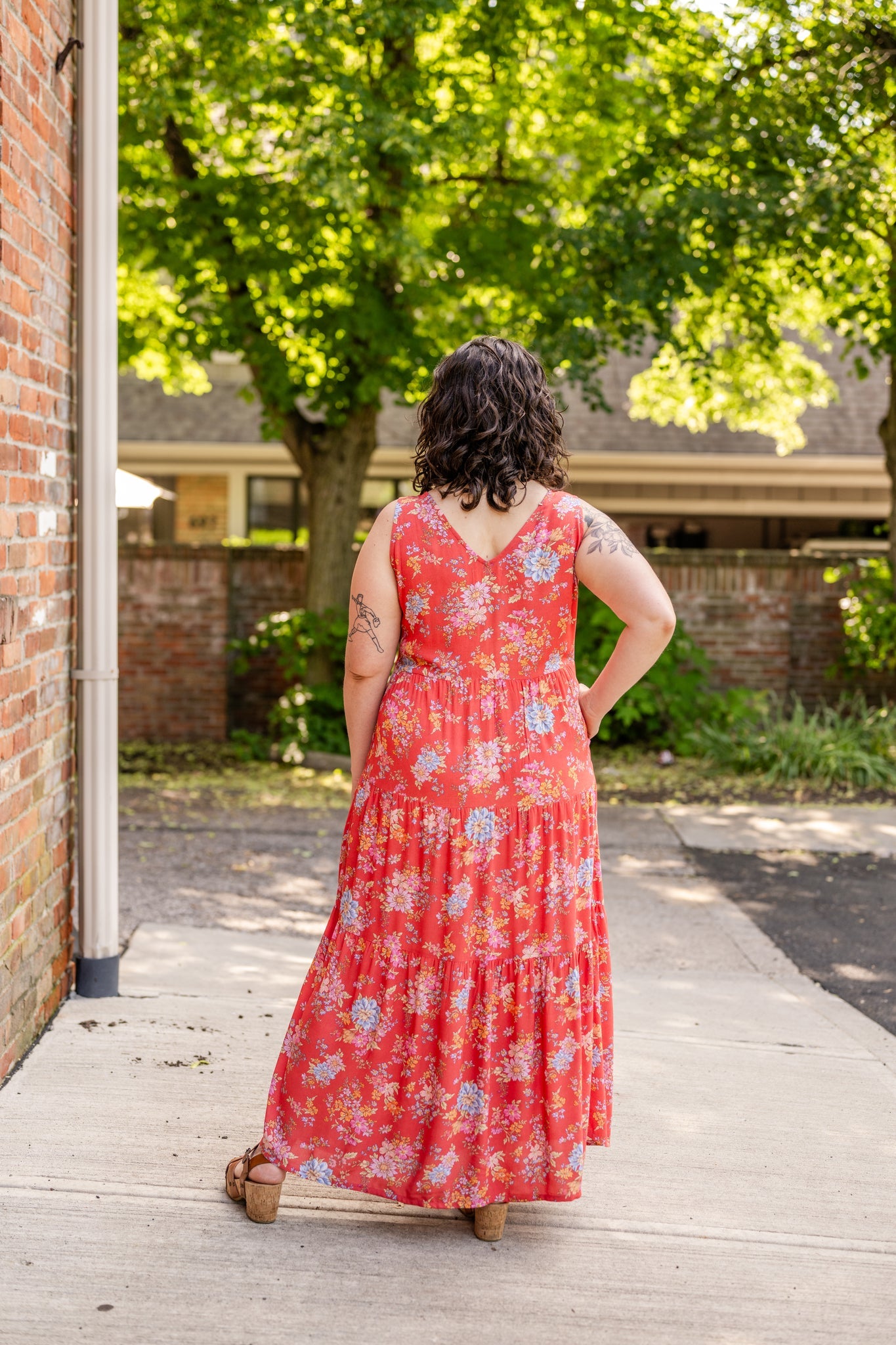 Meryl Sleeveless Tiered Maxi Dress