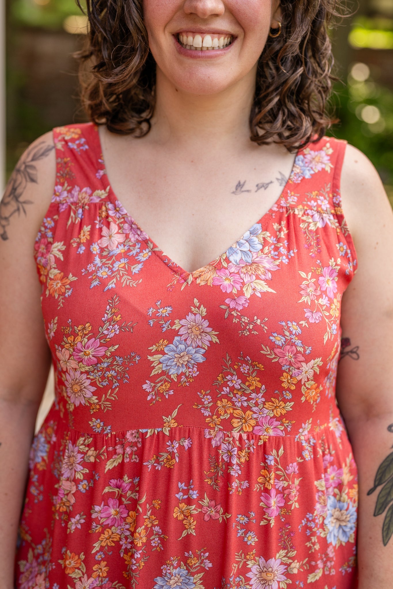 Meryl Sleeveless Tiered Maxi Dress