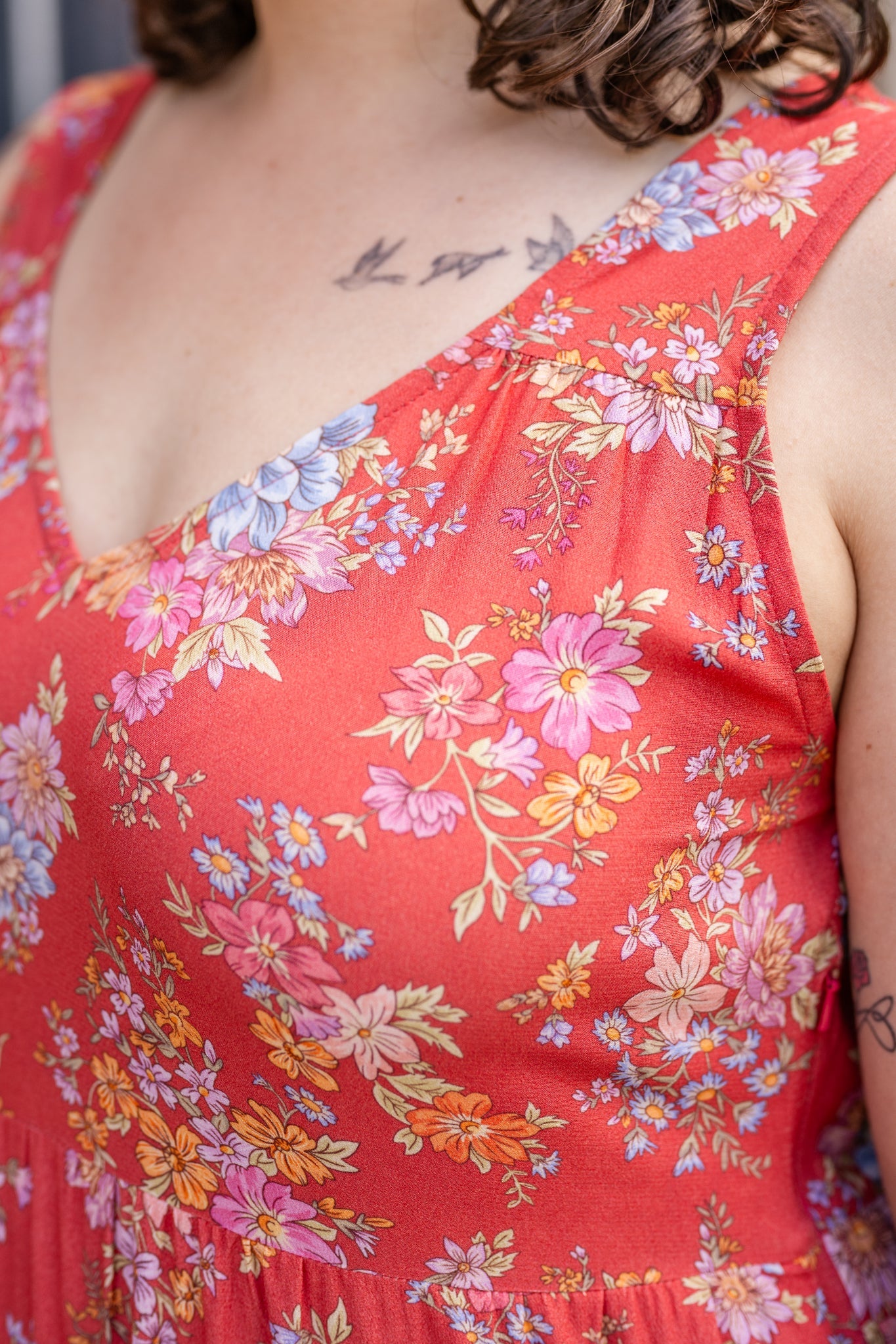 Meryl Sleeveless Tiered Maxi Dress