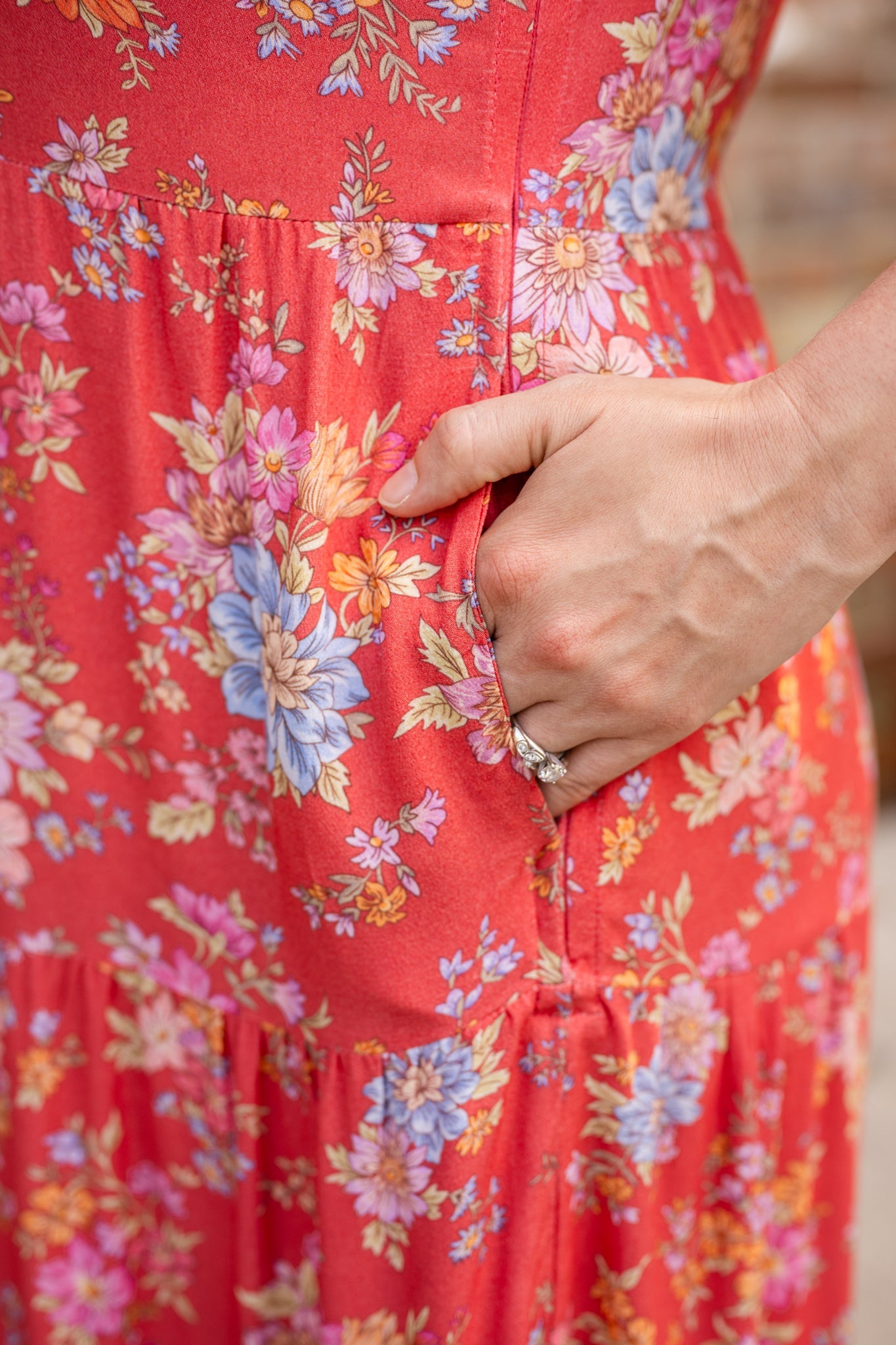 Meryl Sleeveless Tiered Maxi Dress