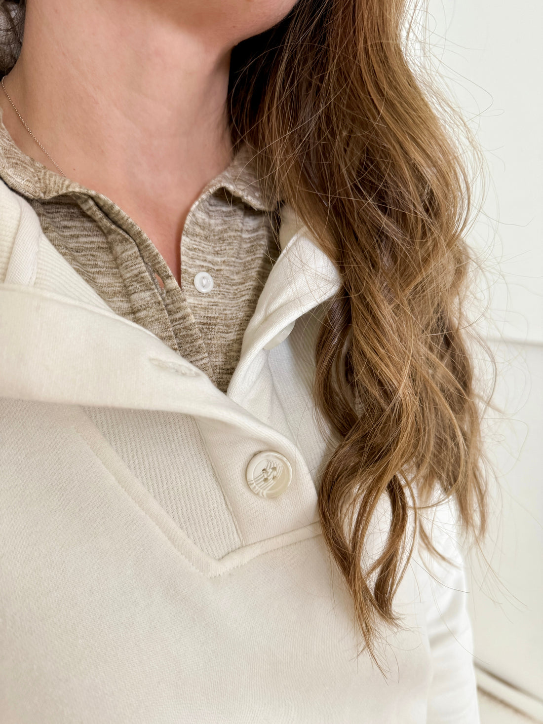 Fleece Henley Pull-Over